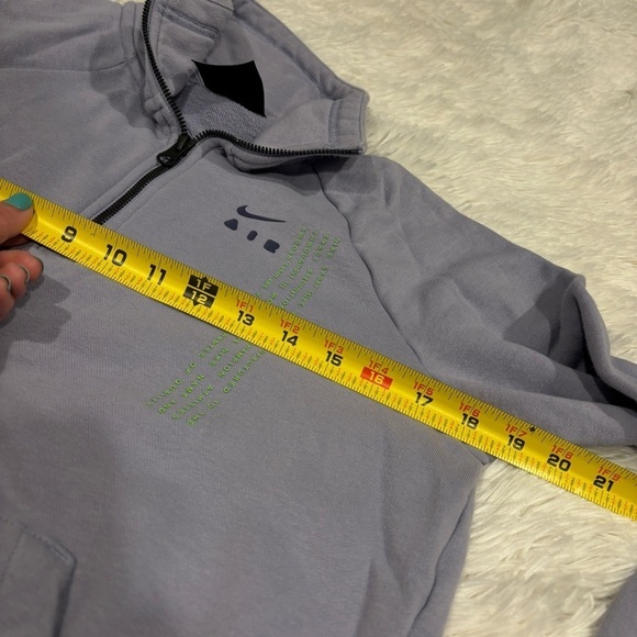 Nike Women's Air Formula 1/4 Zip Sweatshirt lavender purple Size XS - Picture 6 of 13